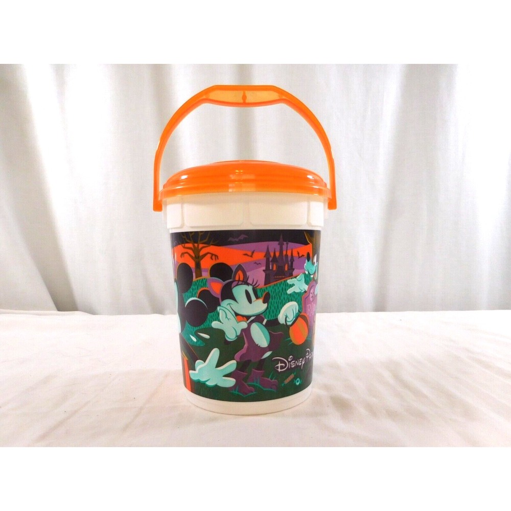 Disney Parks Popcorn Bucket Souvenir   Oogie Boogie Halloween Mickey